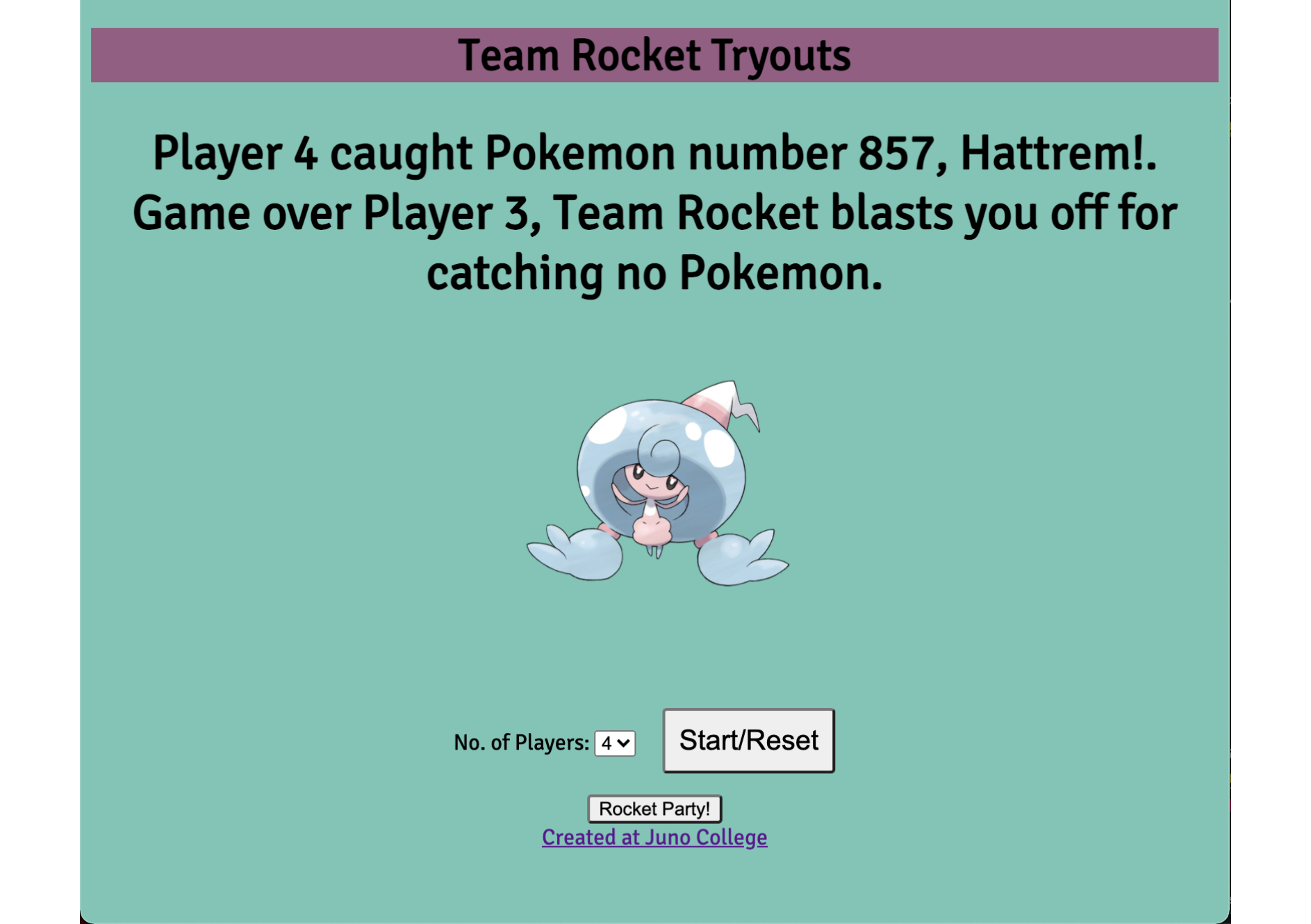 Thumbnail of Team Rocket Tryouts